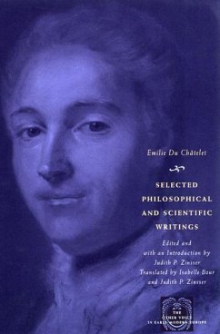 Selected Philosophical and Scientific Writings - Du Chatelet, Emilie