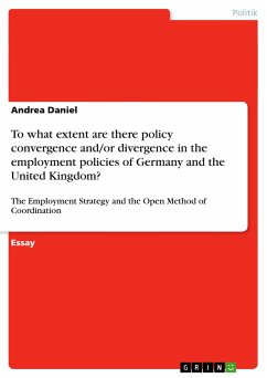 To what extent are there policy convergence and/or divergence in the employment policies of Germany and the United Kingdom? - Daniel, Andrea