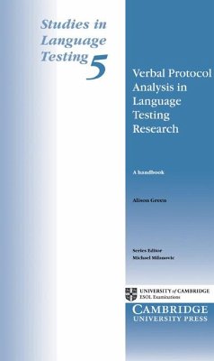 Verbal Protocol Analysis in Language Testing Research - Green, Alison J. F.; Green