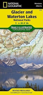 National Geographic Trails Illustrated Map Glacier National Park - National Geographic Maps