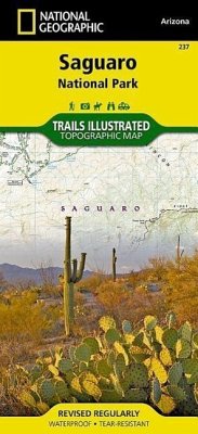 Saguaro National Park Map - National Geographic Maps