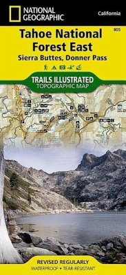 Tahoe National Forest East Map [Sierra Buttes, Donner Pass] - National Geographic Maps