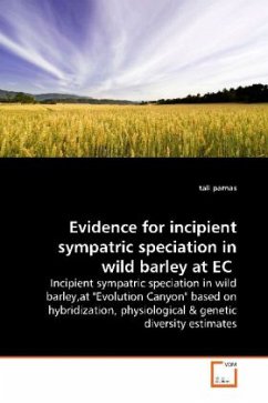 Evidence for incipient sympatric speciation in wild barley at EC - parnas, tali