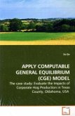 APPLY COMPUTABLE GENERAL EQUILIBRIUM (CGE) MODEL
