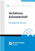 Verfahrensbeistandschaft - Salgo, Ludwig / Zenz, Gisela / Fegert, Jörg M. et al. (Hrsg.)Adaptiert vonEhrtmann, Sabine/Fieseler, Gerhard/Heilmann, Stefan et al.
