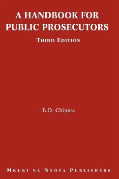 Cover A Handbook for Public Prosecutors