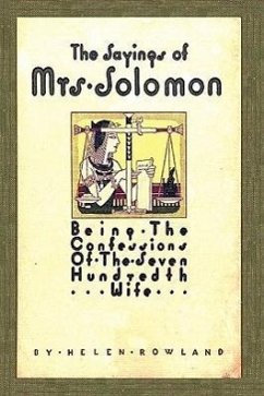 The Sayings of Mrs. Solomon - Rowland, Helen