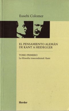 La filosofía trascendental : Kant - Colomer i Pous, Eusebi