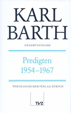 Abt. I: Predigten / Predigten 1954-1967 - Barth, Karl