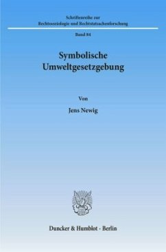 Symbolische Umweltgesetzgebung. - Newig, Jens