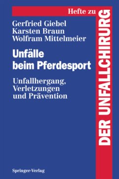 Unfälle beim Pferdesport - Giebel, Gerfried; Braun, Karsten; Mittelmeier, Wolfram