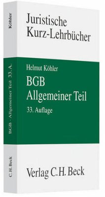 BGB Allgemeiner Teil - Köhler, Helmut / Lange, Heinrich