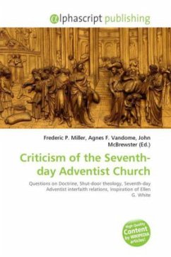 Criticism of the Seventh-day Adventist Church