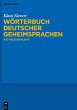 Wörterbuch deutscher Geheimsprachen - Bild 1