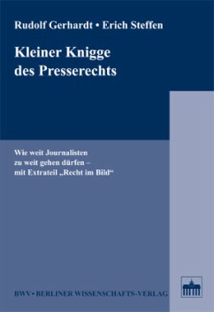 Kleiner Knigge des Presserechts - Steffen, Erich;Gerhardt, Rudolf