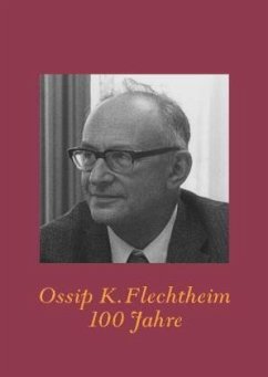 Cover Ossip K. Flechtheim 100 Jahre