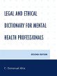 Legal and Ethical Dictionary for Mental... - Bild 1
