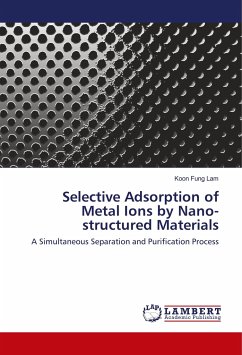 Selective Adsorption of Metal Ions by Nano- structured Materials