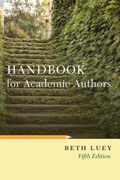 Handbook for Academic Authors - Luey, Beth