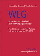 WEG. Kommentar und Handbuch zum Wohnungseigentumsrecht - Niedenführ, Werner / Kümmel, Egbert / Vandenhouten, Nicole