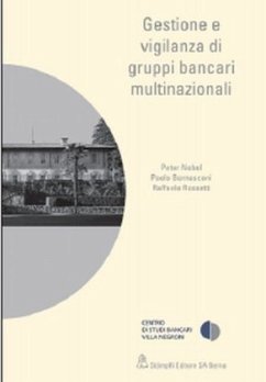 Cover Gestione e vigilanza di gruppi bancari multinazionali