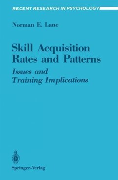 Skill Acquisition Rates and Patterns - Lane, Norman E.