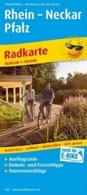 PublicPress Radwanderkarte Rhein - Neckar - Pfalz