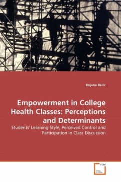 Empowerment in College Health Classes: Perceptions and Determinants - Beric, Bojana