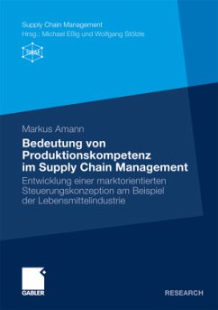 Bedeutung von Produktionskompetenz im Supply Chain Management - Amann, Markus