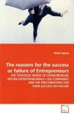 The reasons for the success or failure of Entrepreneurs