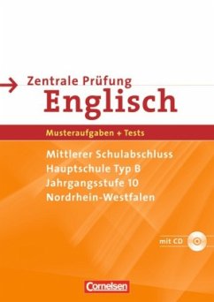 Mittlerer Schulabschluss, Hauptschule Typ B, m. Audio-CD (English G 21) / Zentrale Prüfung Englisch, Nordrhein-Westfalen