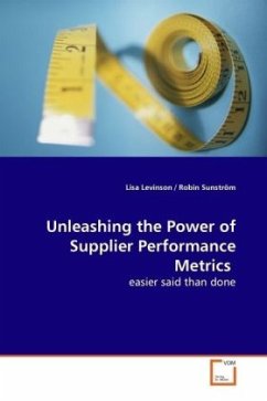 Cover Unleashing the Power of Supplier Performance Metrics