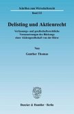 Delisting und Aktienrecht.