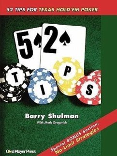 52 Tips for Texas Hold'em Poker - Shulman, Barry