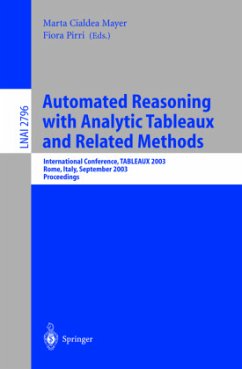 Automated Reasoning with Analytic Tableaux and Related Methods - Cialdea Mayer