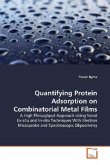 Quantifying Protein Adsorption on Combinatorial Metal Films