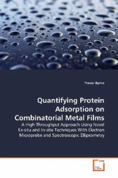 Quantifying Protein Adsorption on Combinatorial Metal Films - Byrne, Trevor