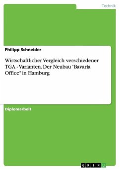 Wirtschaftlicher Vergleich verschiedener TGA - Varianten. Der Neubau ¿Bavaria Office¿ in Hamburg - Schneider, Philipp