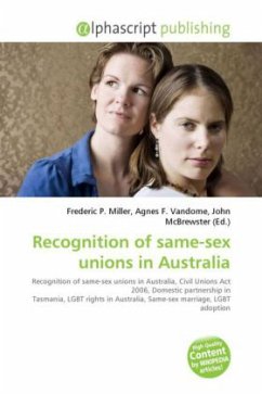 Recognition of same-sex unions in Australia