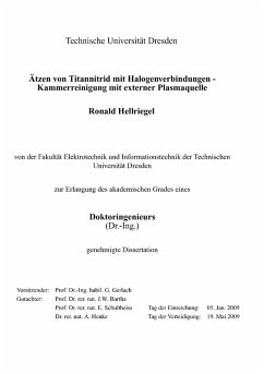 Cover Ätzen von Titannitrid mit Halogenverbindungen