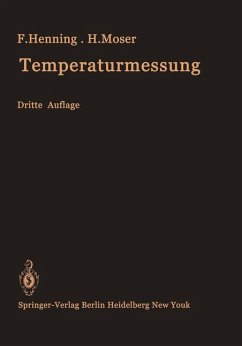 Temperaturmessung. - Henning, Fritz und H. Moser