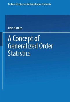 A Concept of Generalized Order Statistics - Kamps, Udo