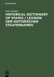 Historical Dictionary of States /... - Bild 1