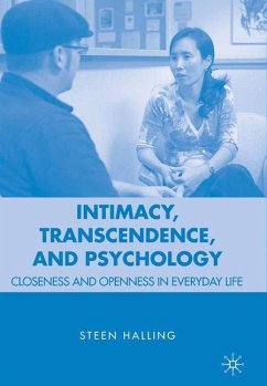 Intimacy, Transcendence, and Psychology - Halling, S.
