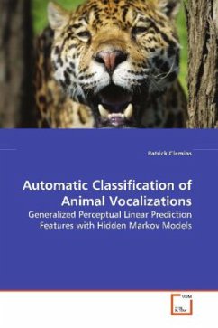 Cover Automatic Classification of Animal Vocalizations