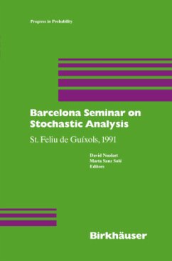 Cover Barcelona Seminar on Stochastic Analysis