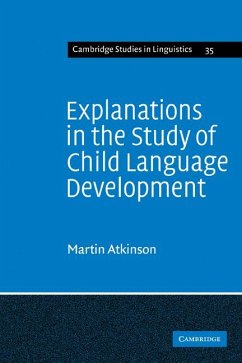 Cover Explanations in the Study of Child Language Development