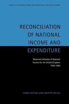Reconciliation of National Income and Expenditure - Sefton, James; Weale, Martin