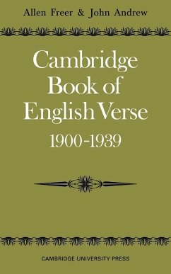 Cambridge Book of English Verse 1900 1939