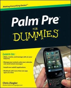 Palm Pre For Dummies Cover Palm Pre For Dummies